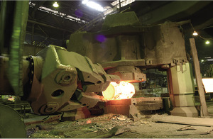 涩川工厂3500吨锻造机